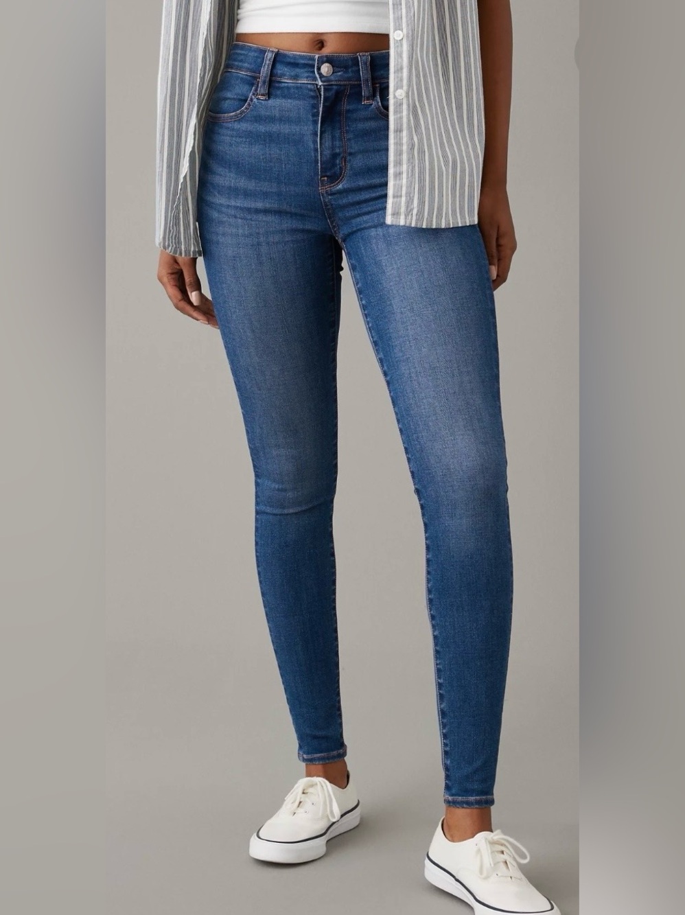 New American Eagle next level stretch high-rise. Size 12 x-short